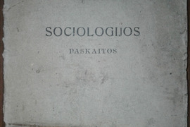 SOCIOLOGIJOS PASKAITOS 1939 m.