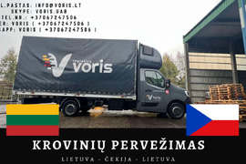 LIETUVA - ČEKIJA - LIETUVA ( KROVINIAI )