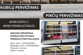 Kubilų, Pirčių transportavimas į Estiją 