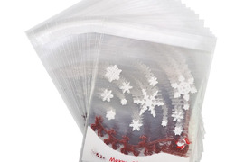 Kalėdiniai sausainių saldainių pakavimo maišeliai