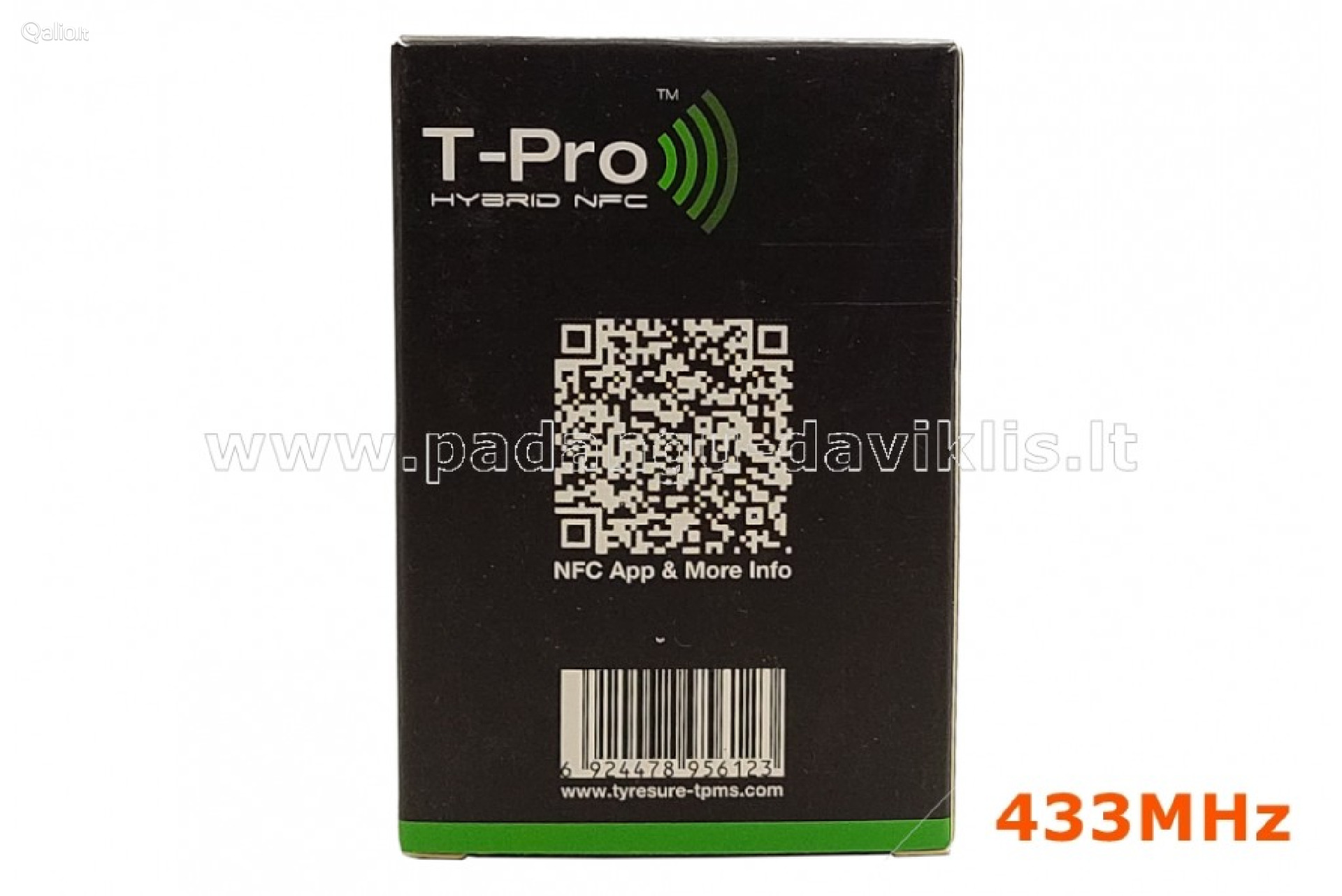 Naujas TPMS TYRESURE T-Pro Hybrid NFC TYR-S518 3300 HTS-A71BN Black programuojamas 433MHz daviklis