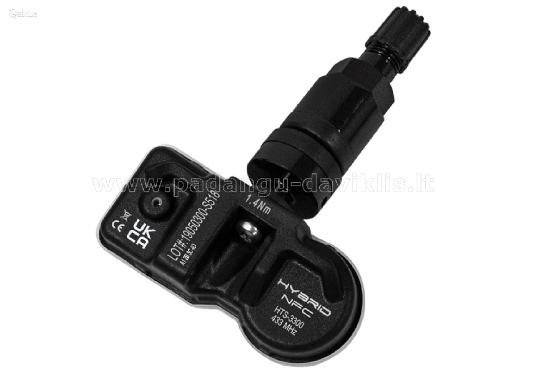 Naujas TPMS TYRESURE T-Pro Hybrid NFC TYR-S518 3300 HTS-A71BN Black programuojamas 433MHz daviklis
