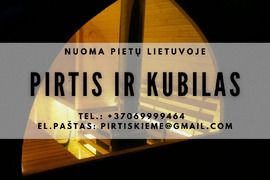 PIETŲ LIETUVOJE (ALYTAUS RAJONE IR ALYTUJE) NUOMUOJAME Kubilai - MOBILIOS Pirtys NUOMA Pietų Lietuva