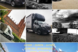  PERVEŽIMAI LT-EU-LT  EXPRESS DELIVERY EUROPE Lithuania - Europe - Lithuania *** PERKRAUSTYMAI / SKU