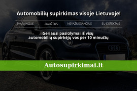 Automobiliu supirkimas