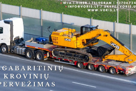 Nestandartinių krovinių, Eskavatorių, Įrengimų, Sunkiasvorių, negabaritinių krovinių nuvežimas naujo