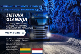 Krovinių pervežimas iš Olandijos į Lietuvą | info@voris.lt