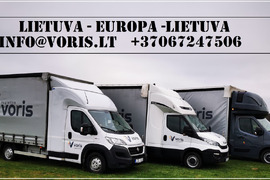 Krovinių pervežimas Europos maršrutais Lithuania - Europe - Lithuania *** Tentiniai mikroautobusai E