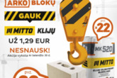 Silikatiniai blokeliai ARKO + MITTO klijų akcija