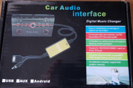 Automobilio muzikos adapteris, USB, AUX