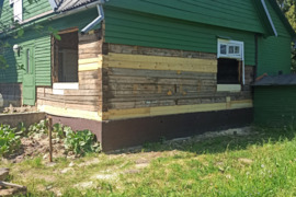 Rąstinių namų remontas