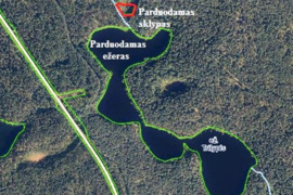 15,2 HA PLOTO TRILYPIO EŽERAS IR 0,25 HA ŽEMĖS SKLYPAS, TABORO K. IGNALINOS R.