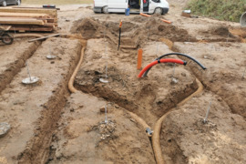 Drenažo įrengimas, Lietaus kanalizacijos montavimas