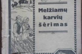 1587. MELŽIAMŲ KARVIŲ ŠĖRIMAS reta antikvarinė-kolekcinė