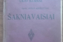 1639. ŠAKNIAVAISIAI J. Kriščiūnas labai reta antikvarinė-kolekcinė