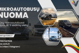 NAUJŲ Renault Trafic Mikroautobusų Nuoma Be Vairuotojo | 9 (8+1) vietos ( PRIENAI - KAUNO RAJ. - ALY