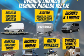 Bortinių,tentinių Priekabų ir tralų nuoma Nuoma 24/7 *** arba *** TENTINIŲ PRIEKABŲ / TRALŲ / PRIEKA