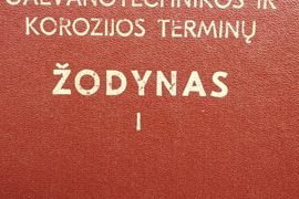 Elektrochemijos, galvanotechnikos ir korozijos terminų žodynas 1 -2