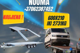 PLATFORMOS NUOMA ! 600x210 iki 2731 kg !