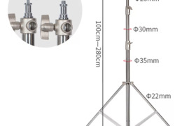  Stovas 280cm lazeriui, softbox