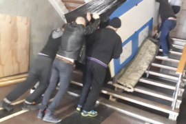 Krovėjo darbas Klaipėdoje