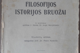 1770. FILOSOFIJOS ISTORIJOS BRUOŽAI  