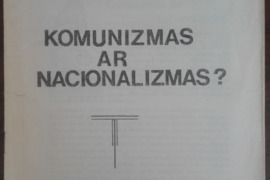 1771. KOMUNIZMAS AR NACIONALIZMAS?