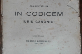 1795. COMMENTARIUM IN CODICEM IURIS CANONICI (KANONINĖS TEISĖS KOMENTARAS)
