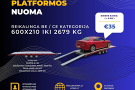 Nuoma Traliuko - 600x210 iki 2679 kg