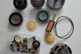 Juostinio magnetofono dalys  Magnetofonai