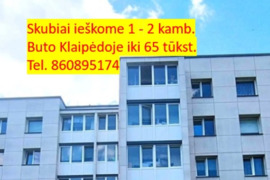 1 - 2 kamb. butą Klaipėda