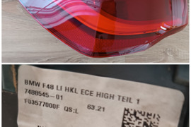 BMW X1 Europinis galinis žibintas su LED juostomis, kairė pusė. Žibinto kodas 7488545  Siunčiu į kit