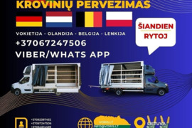 Krovinių Pervežimas iš Vokietijos ( Maincas Vokietija ) 