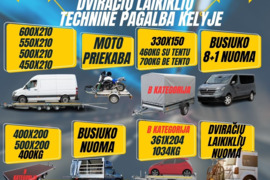 ALYTUJE TRALO PRIEKABOS NUOMA *** arba *** www.tralunuoma.lt Tralai su B kategorijomis, Mikroautobus