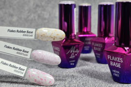 Milky bazė su folijos gabalėliais