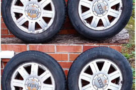 Audi Ratlankiai R15 su geromis M+S padangomis 195/65 R15