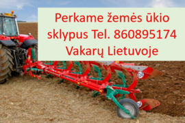 Perkame žemės ūkio  sklypus Tel. *** Vakarų Lietuvoje