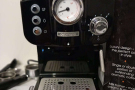 Delimano espresso machine deluxe noir