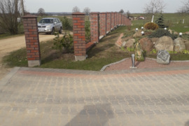 Statybininkas muro darbai