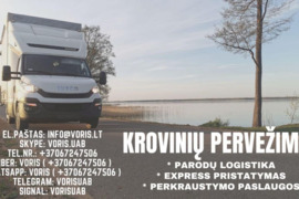 Krovinių transportavimas - pervežimas LIETUVA-EUROPA-LIETUVA www.voris.lt Lithuania - Europe - Lithu