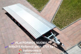 Lygių PLATFORMŲ NUOMA | Tralo paslaugos - Alytuje *** arba *** www.tralunuoma.lt ALYTUS Priekabų Nuo