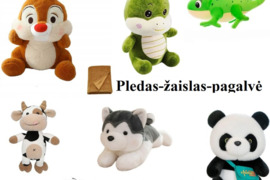 Pledas žaislas vaikams – tai universalus ir minkštas gaminys, kuris sujungia pledo ir žaislo funkcij