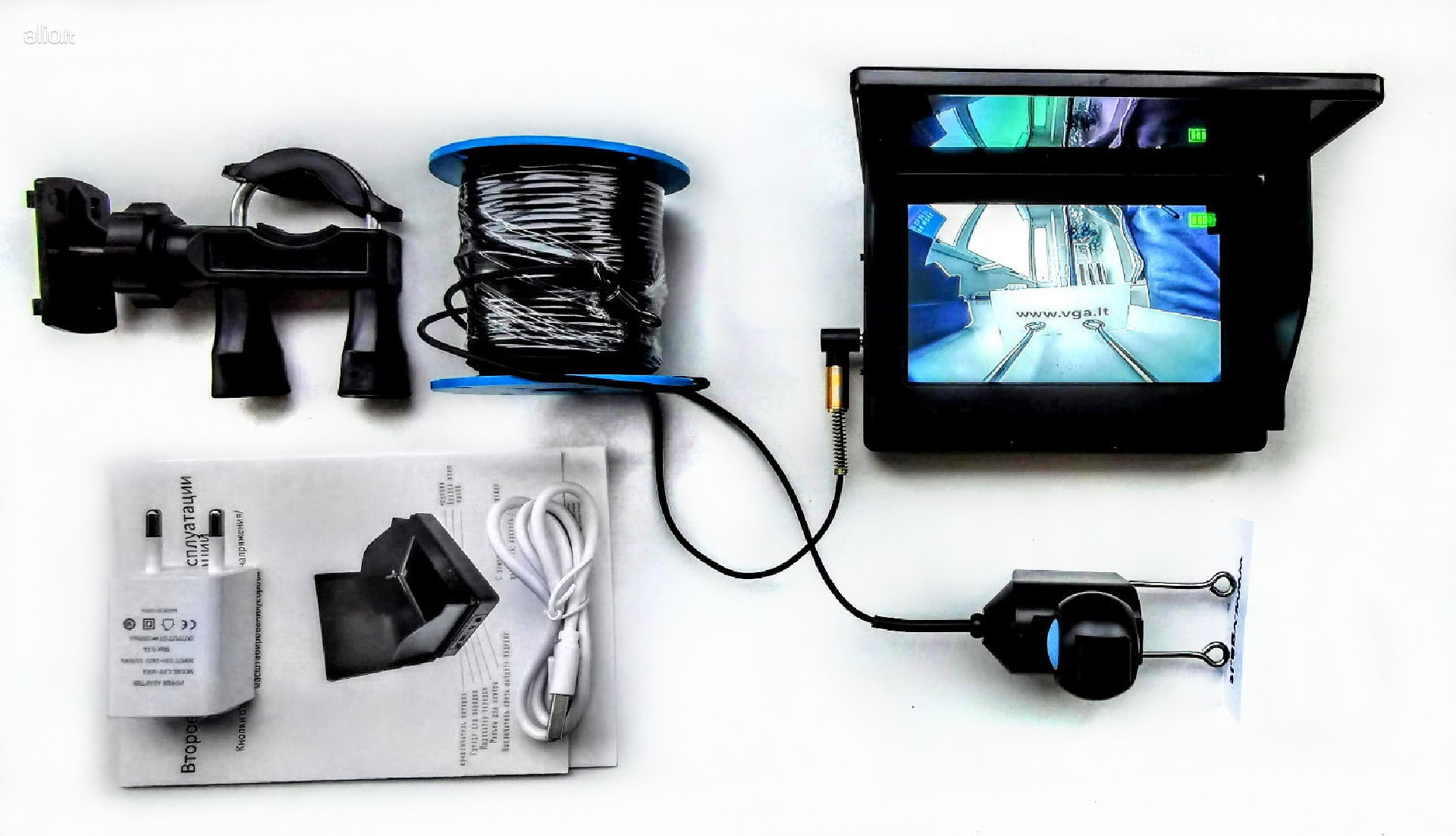 Povandeninė žvejo kamera