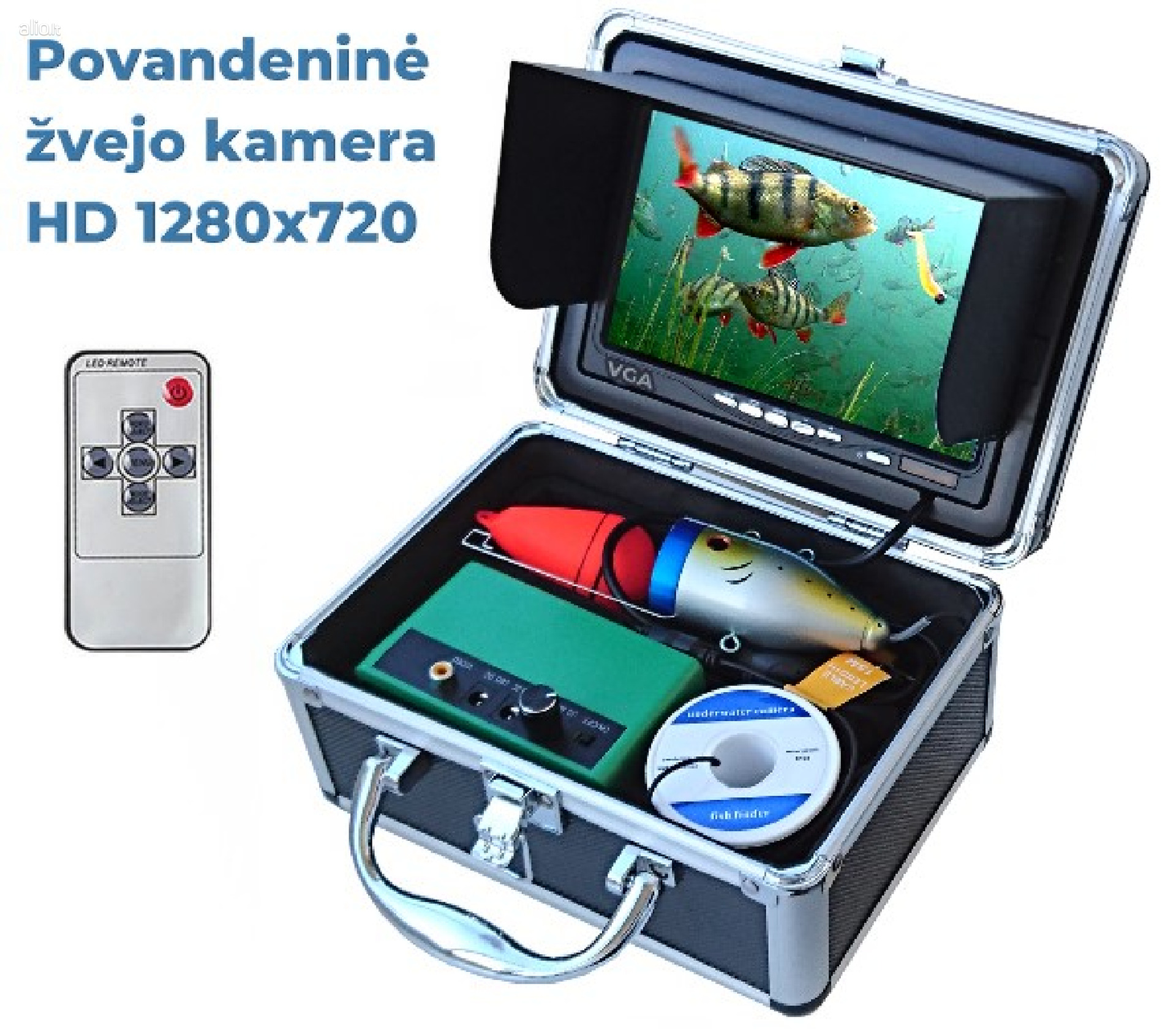 Povandeninė žvejo kamera