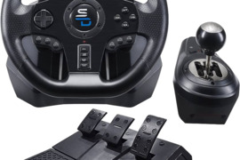 Subsonic Superdrive Gs850-X  lenktyninis vairas su rankiniu perjungikliu, 3 pedalais, perjungimo men