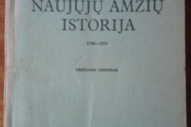 2055. NAUJŲJŲ AMŽIŲ ISTORIJA labai reta antikvarinė-kolekcinė