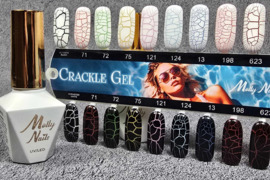 Įtrūkimų efekto gelinis lakas Molly Crackle Gel