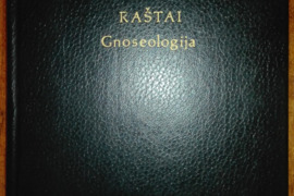 2067. RAŠTAI. GNOSEOLOGIJA