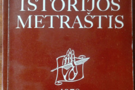 2078. LIETUVOS ISTORIJOS METRAŠTIS 1978 
