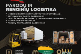 LIETUVA - EUROPA - LIETUVA  * Muzikos instrumentų tarptautinis pervežimas !  